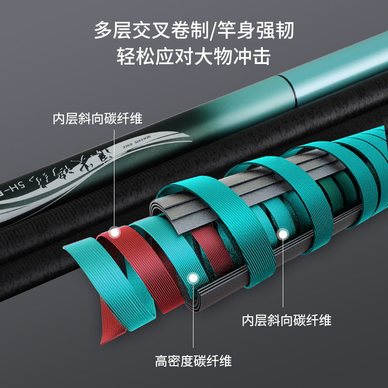 浪尖鸿运钓鱼竿碳素超轻超硬5H28调鲤鱼竿6H19调黑坑大物竿台钓竿,淘宝优惠券,粉丝福利购,淘宝优惠卷