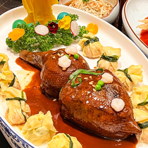 Eight Treasure Hyacinth Duck Frozen Semi-finished Products Whole Sticky Rice Duck Specialty Private Room Vegetable Clubhouse Banquet Commercial Convenience Dishes