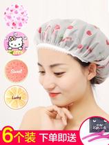 Bath cap woman waterproof bath protective bathing headgear sleeve head minimalist flushing cool hat child girl child girl