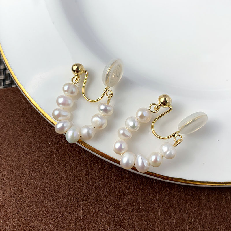 奥米迪奥珍珠蚊香盘耳夹2022年串珠 aomidior耳夹