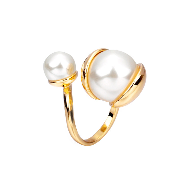 奥米迪奥珍珠女日韩网红气质指环 aomidior戒指/指环