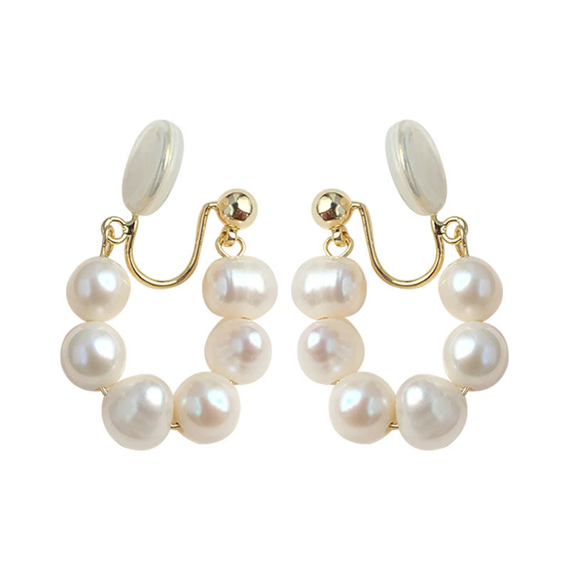 奥米迪奥珍珠蚊香盘耳夹2022年串珠 aomidior耳夹