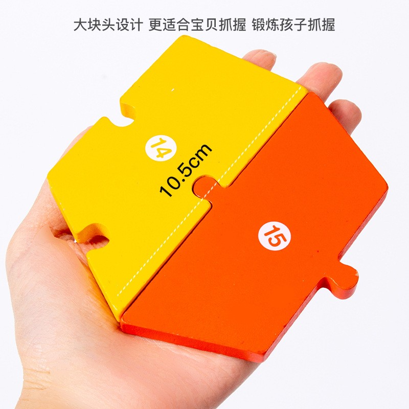 儿童木质交通3d卡扣立体拼图拼板宝宝工程车认知配对积木益智CE34 - 图3