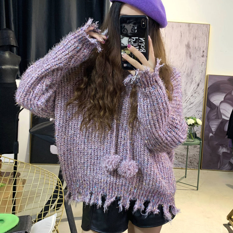 jomi lifechic女神亮丝韩女针织衫 jomilife毛针织衫