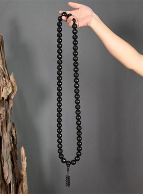 黑檀木手持念珠佛珠手串