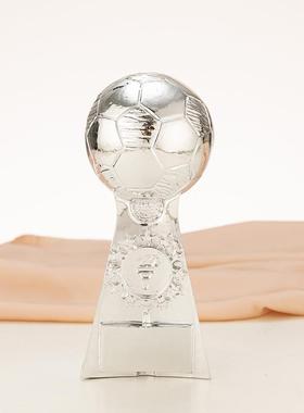 助攻王金靴奖金球奖树脂电镀足球奖杯 MVP球员足球联赛颁奖奖杯