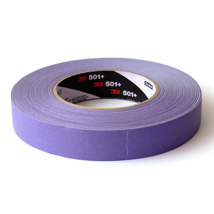3M 501+美纹纸胶带紫色喷漆遮蔽带捆绑固定 标记高性能耐高温胶带
