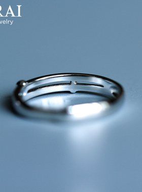 原创设计纯银情侣戒指单只ARAI