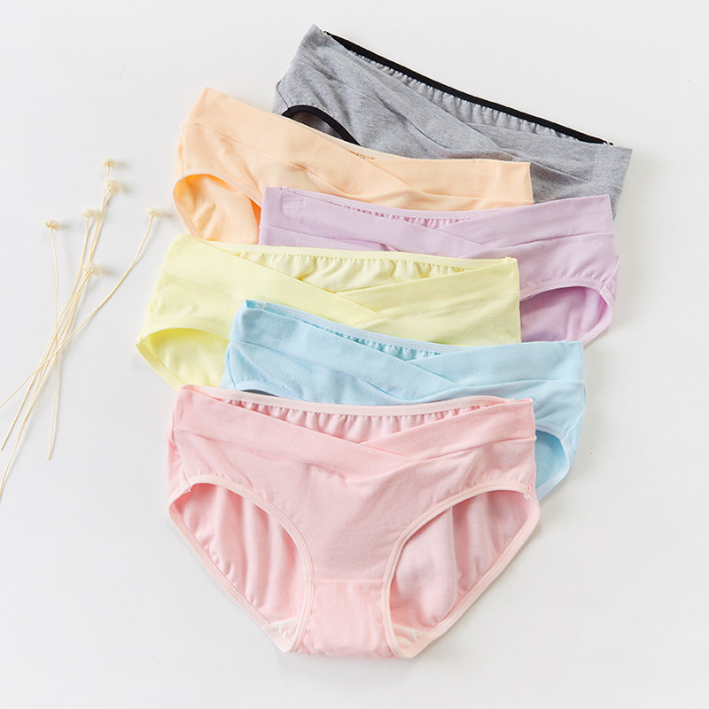 孕妇纯棉怀孕期低腰春夏头托腹女裤 晟舞内裤