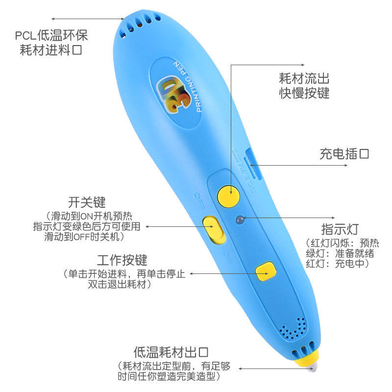 无线充电3d 旅鸽母婴画笔/画刷