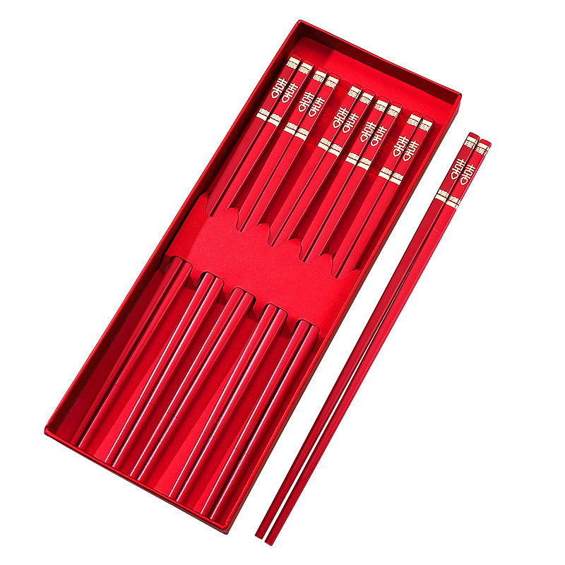 红筷子结婚喜庆婚宴餐具创意备婚喜筷一对陪嫁防滑筷婚庆用品大全,淘宝优惠券,粉丝福利购,淘宝优惠卷