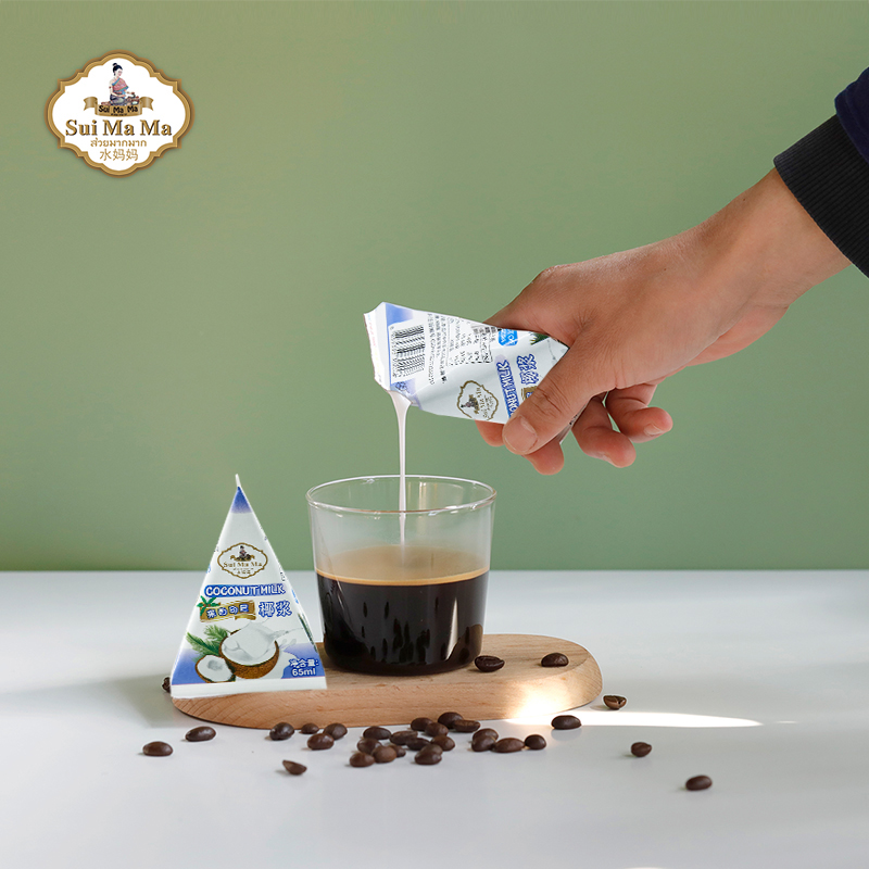 进口水妈妈椰浆椰奶咖啡专用生椰拿铁椰汁西米露原料冬阴功烘焙-图3