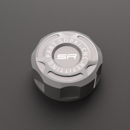 适用春风450SR 450CLC NK改装前刹车油壶盖上泵盖油杯铝合金配件 - 图2