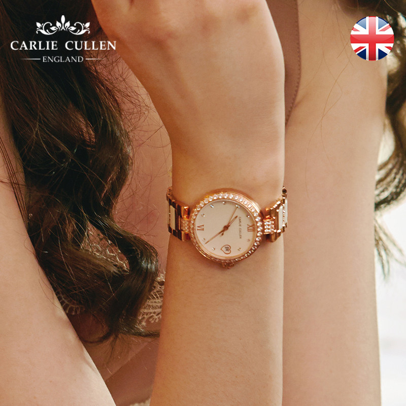 女正品全自动2020新款防水机械表 carliecullen国产腕表