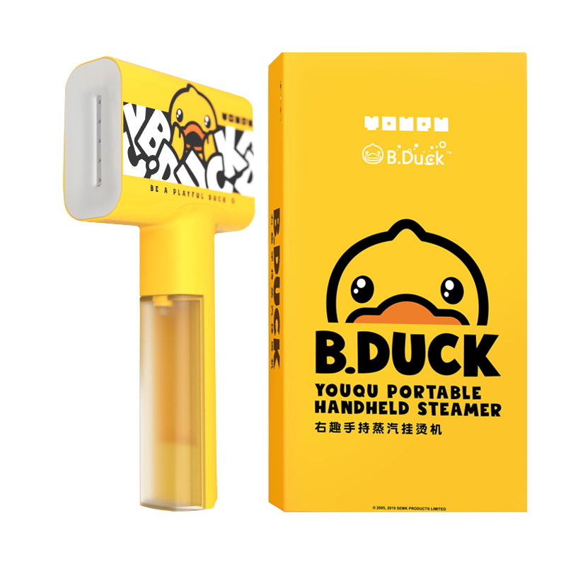 小黄鸭联名手持挂烫机蒸汽熨斗家用小型便携式熨烫机 XB.Duck 右趣 小黄鸭联名手持挂烫机蒸汽熨斗家用小型便携式熨烫机 XB.Duck 右趣