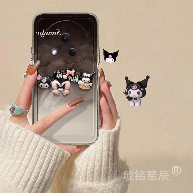 适用魅族21手机壳18pro新款17水墨16黑鲨5pro晕染3粉色4立体4s草莓熊pro3透明的2硅胶r2库洛米情侣高级感小众 - 图3