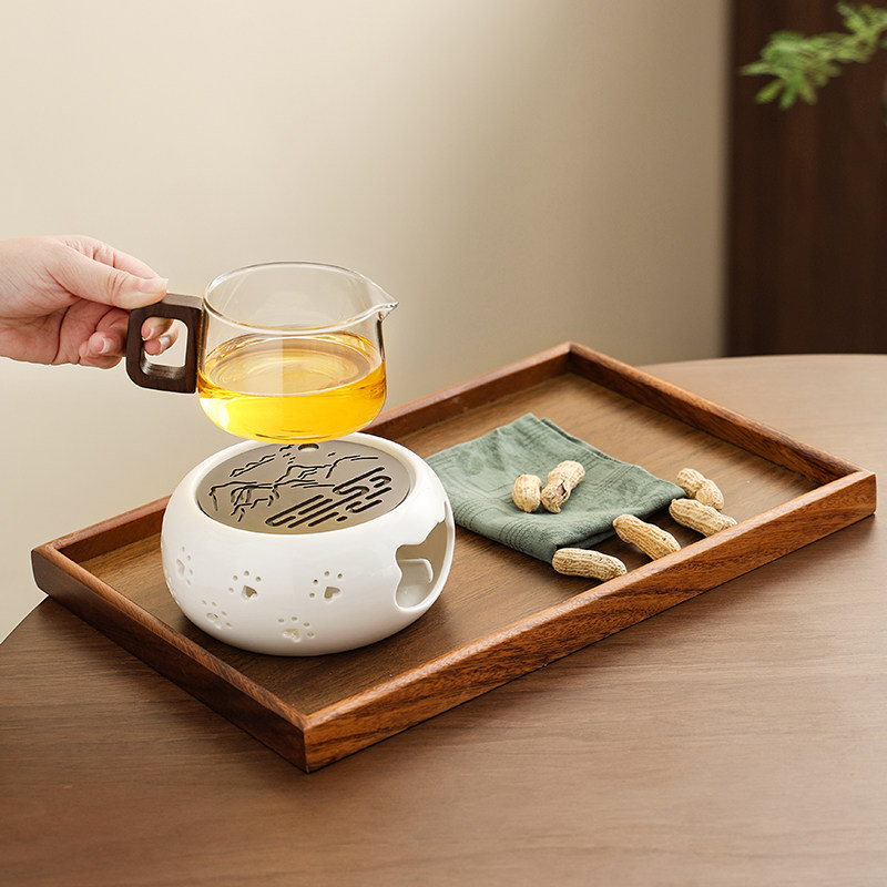 中式煮茶炉禅意复古陶瓷蜡烛加热茶壶底座温茶炉家用保温炉温茶器,淘宝优惠券,粉丝福利购,淘宝优惠卷