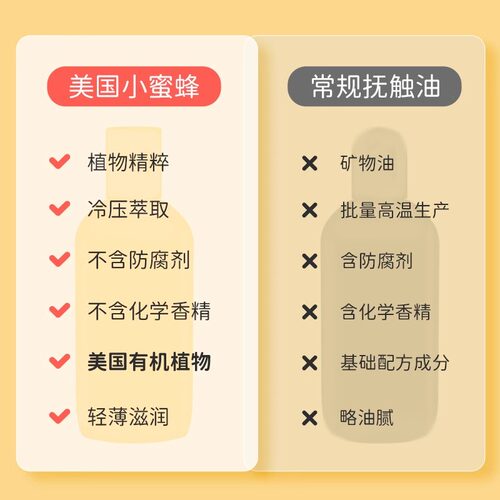 美国BellaB小蜜蜂抚触油新生婴儿宝宝按摩油幼保湿儿童身体润肤油 - 图2