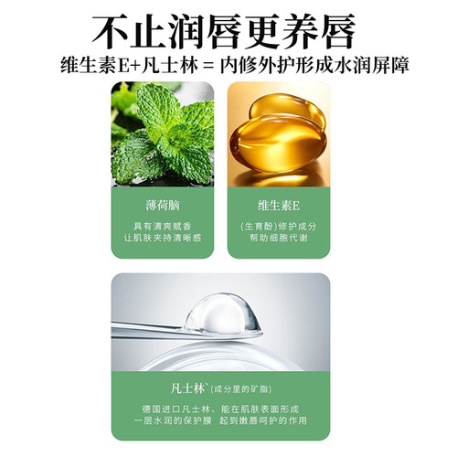 润唇膏女保湿滋润补水凡士林防干裂去死皮淡化唇纹正品男士专用B1 - 图1