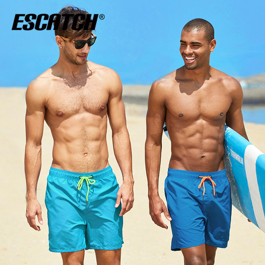 Men's swim trunks quick-drying and awkward hot spring shorts