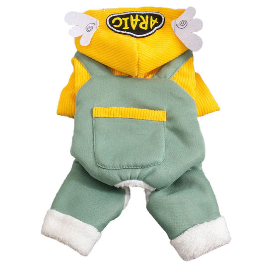 Four-legged dog clothes 2022 new style pets keep warm in winter