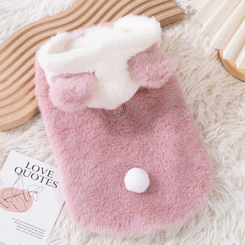 猫咪衣服秋冬加绒保暖可爱耳朵卫衣银渐层布偶防掉毛狗狗棉衣加厚,淘宝优惠券,粉丝福利购,淘宝优惠卷