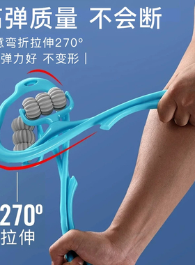 滚动双排球形颈椎按摩器便携