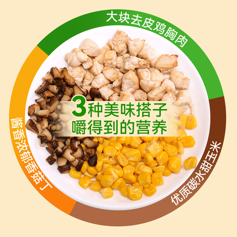 野人日记魔芋低脂纸皮烧麦轻食代餐儿童营养速食早餐烧卖半成品 - 图3