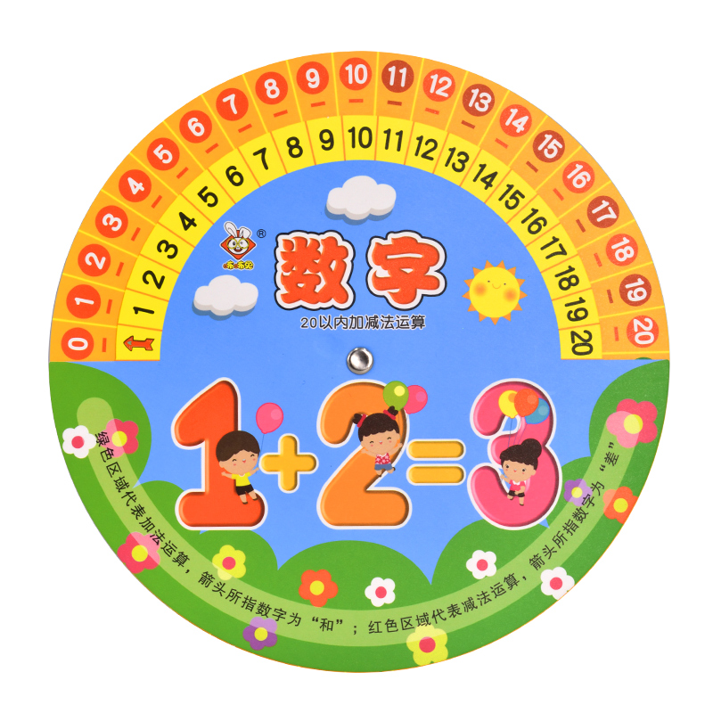 儿童数学分解幼儿园算数神器计数器小学一年级十以内加减法教具 沛雅母婴专营店 淘优券