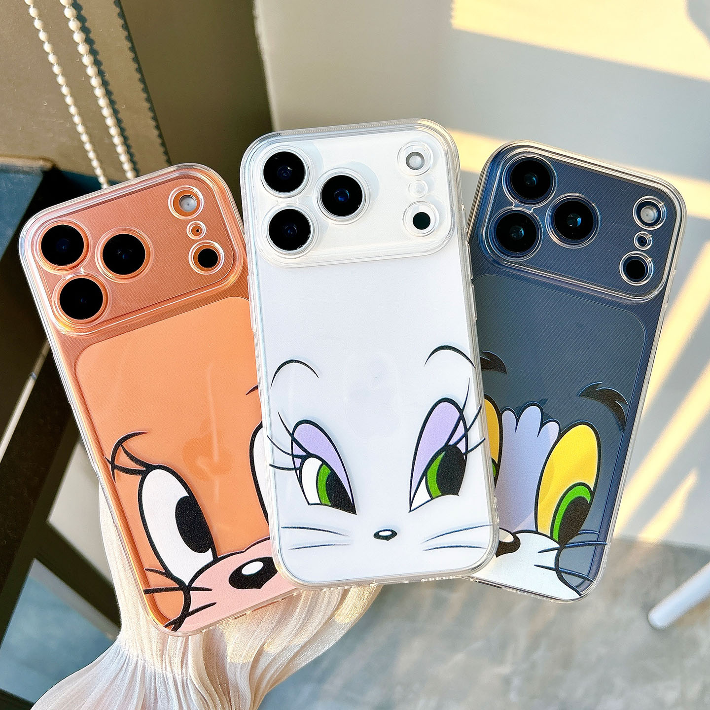 猫和老鼠适用苹果17promax系列手机壳air新款iPhone16汤姆猫14plus13pro透明12mini动漫11杰瑞xs防摔壳15/8/7 - 图0