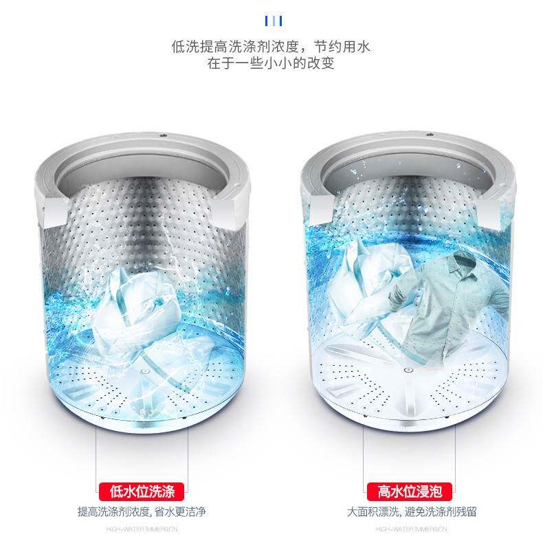 志高7.5 kg全自动家用小型洗衣机 志高多方达洗衣机