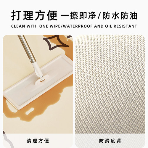 中古风入户门地垫法式复古地毯可擦洗门垫进门玄关可裁剪pvc脚垫 - 图2