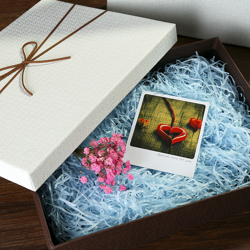 礼品盒礼品袋礼品包装袋韩版礼品袋 精品礼盒礼品包装盒+拉菲草 - 图1