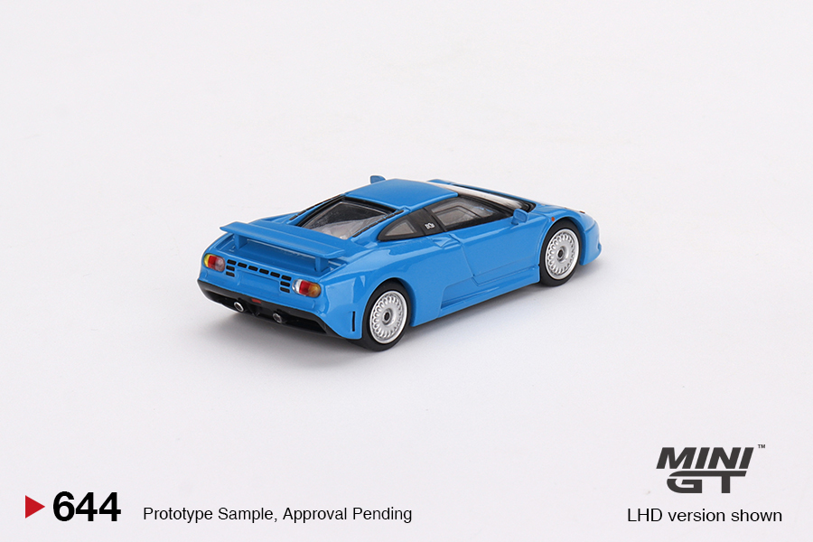 MINI GT 1:64 布加迪 Bugatti EB110 蓝色 合金汽车模型 #644 - 图1