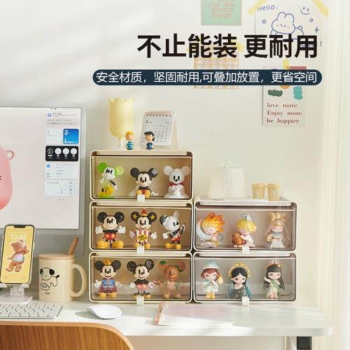 Goto Youin's Desktop Heress Box -Стиль Слепая коробка дисплея Прозрачная пылепроницаемая много -функциональная компиляция компиляции