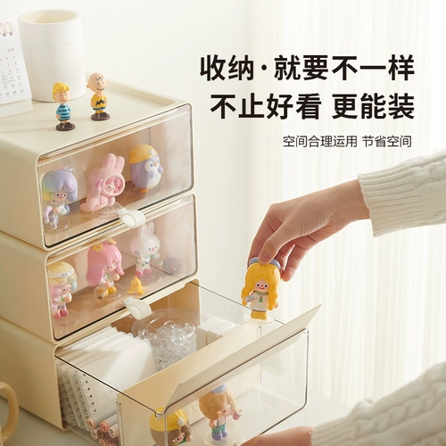 Goto Youin's Desktop Heress Box -Стиль Слепая коробка дисплея Прозрачная пылепроницаемая много -функциональная компиляция компиляции