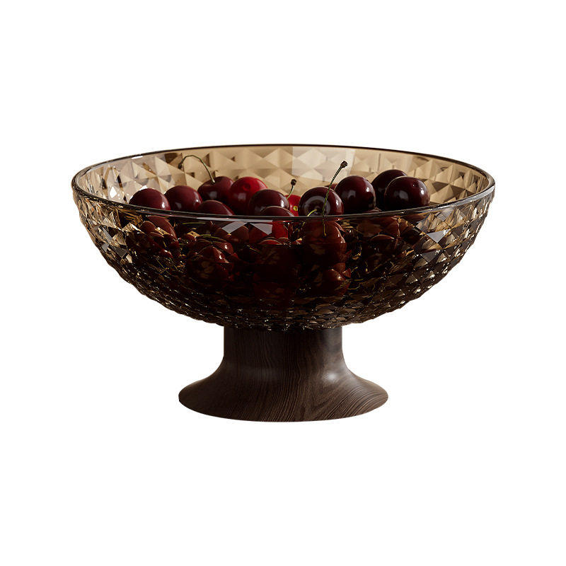 家用水果盘高级感果盘食品级可沥水高脚客厅茶几大容量零食乾果盘,淘宝优惠券,粉丝福利购,淘宝优惠卷