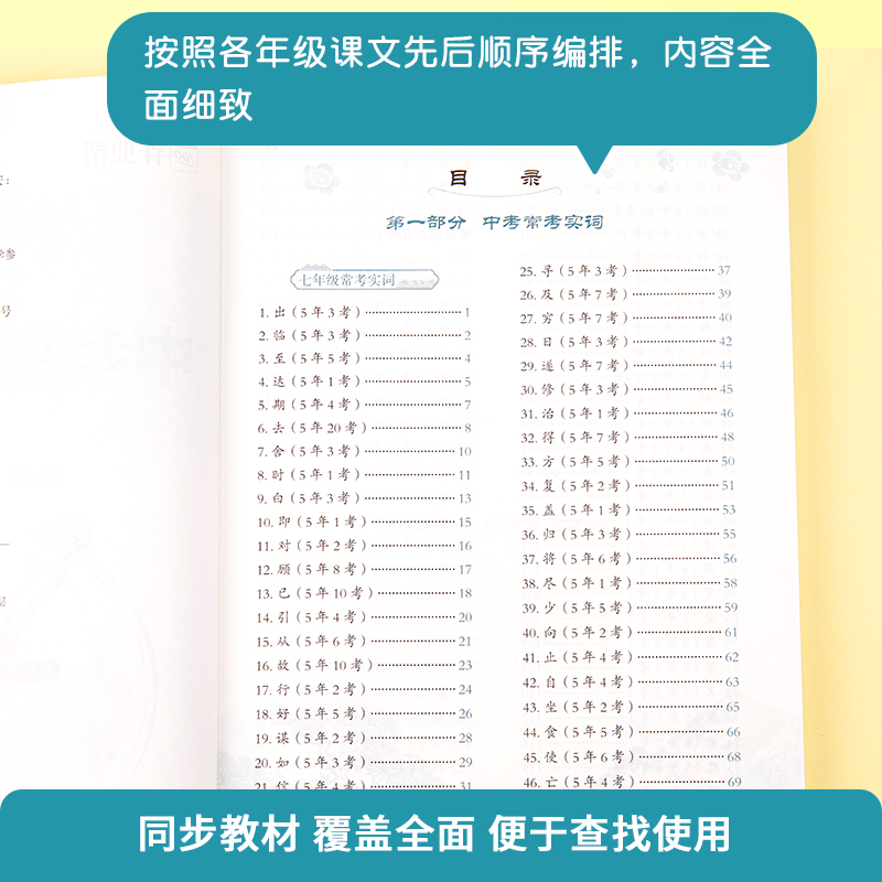 【作业帮官方店】脑图秒记中考文言文实词虚词 语文文言文古诗文阅读初中语文真题阅读理解专项训练初一初二初三必备资料 - 图0