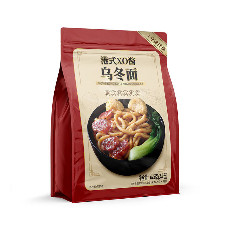 金宝师港式xo酱乌冬面方便面泡面拌面宵夜宿舍速食袋装健康食品 - 图3