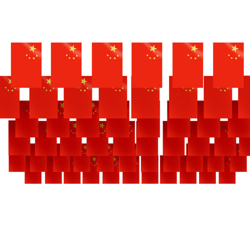 中国串旗吊旗小红旗串旗旗装饰7号8号小国旗国庆装饰五星红旗国 - 图3