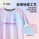 浦锐渐变Tee运动速干短袖羽毛球服T恤男款圆领透气比赛训练服套装