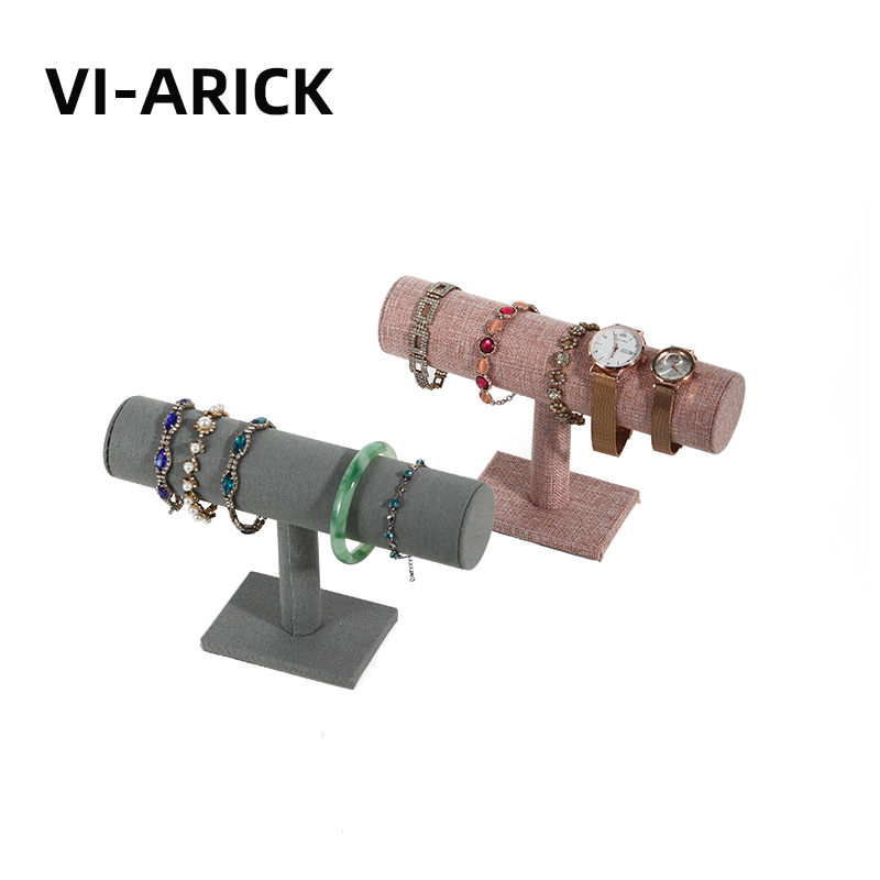 VI-ARICK手镯展示架麻布单层手表手链展示架饰品展示架专柜定制 - 图0