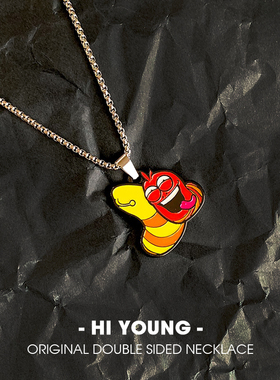 你好青年合金骨链通用原创