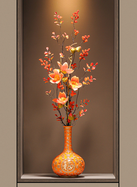 创意极简细长花瓶摆件乔迁礼物