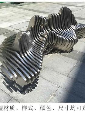 不锈钢雕塑定制假山镂空金属山售楼处背景墙景观山钢管切片山现货