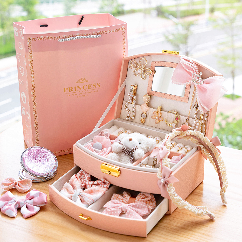 女童化妆盒儿童公主玩具箱套装彩妆品女孩子女生的生日礼物小学生