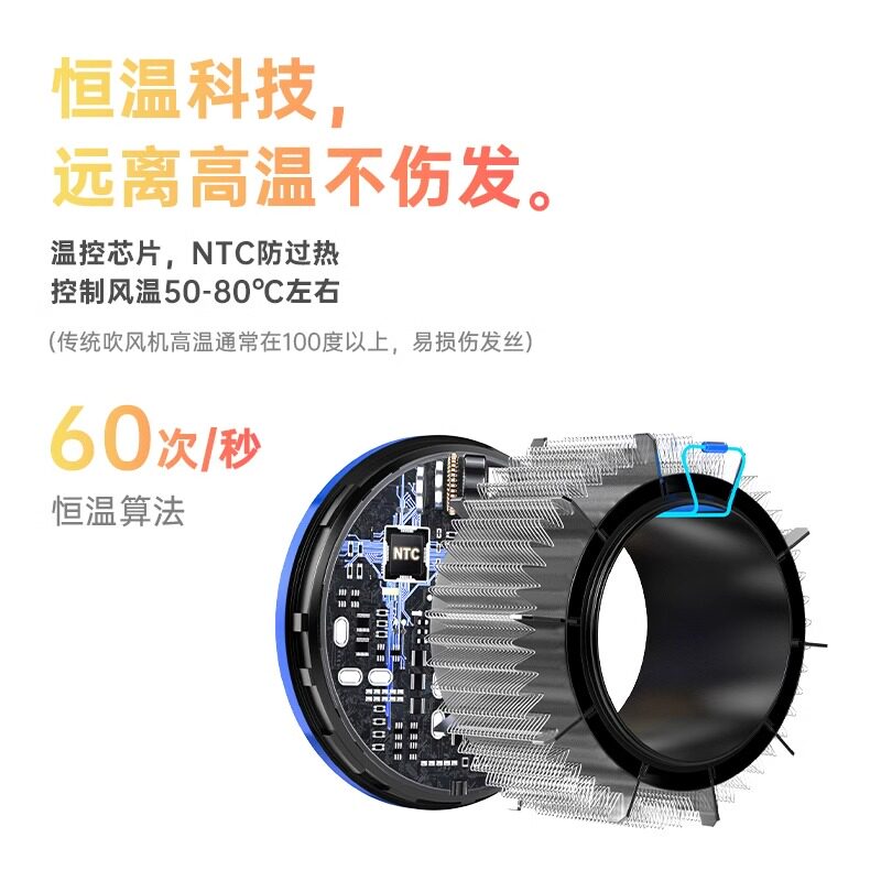 星级酒店定制高速吹风机bowei泊为B15电吹风家用大风力负离子风筒