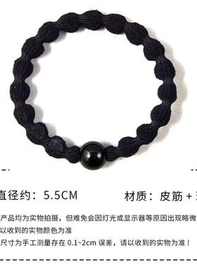 高弹力豆豆发绳2026经典新款扎发豌豆马尾发圈皮筋运动不勒耐用