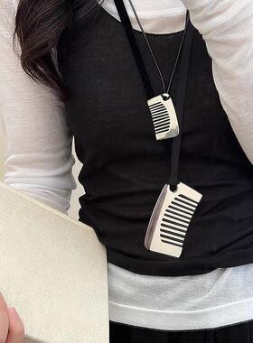 向日葵欧尼同款银色梳子