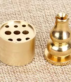 铜九孔香插高1厘米中式